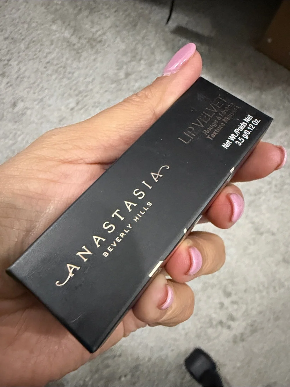 Anastasia Beverly Hills Lip Velvet in Peachy Nude BNIB